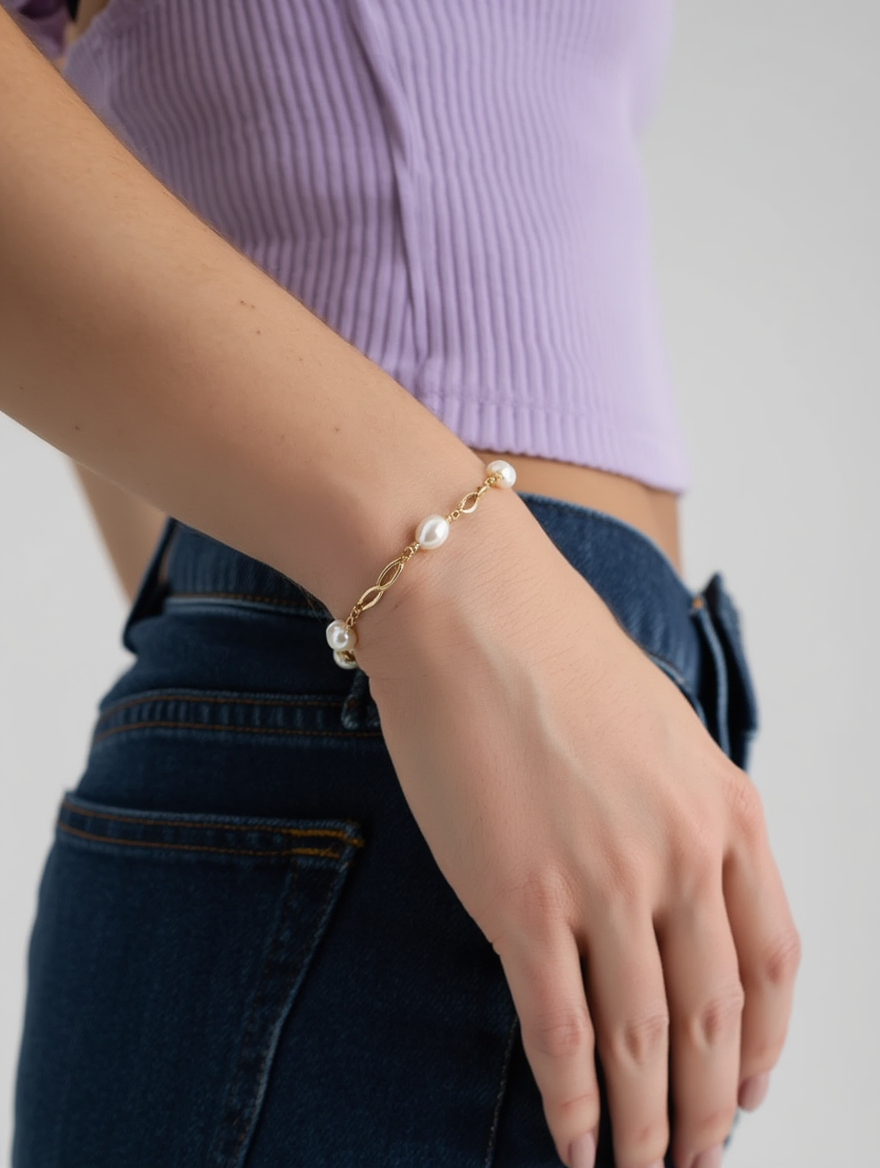 Natural Pearl Bracelet