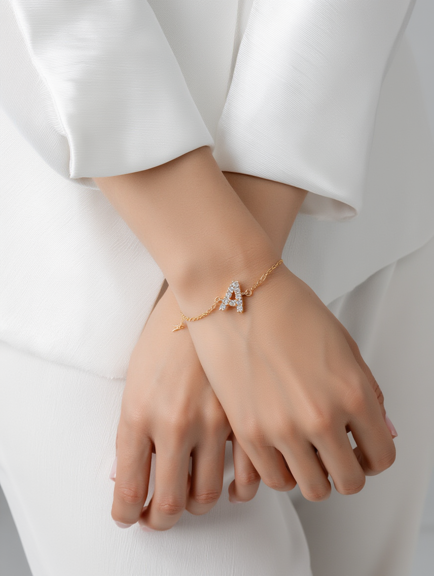 Lima Initial Bracelet